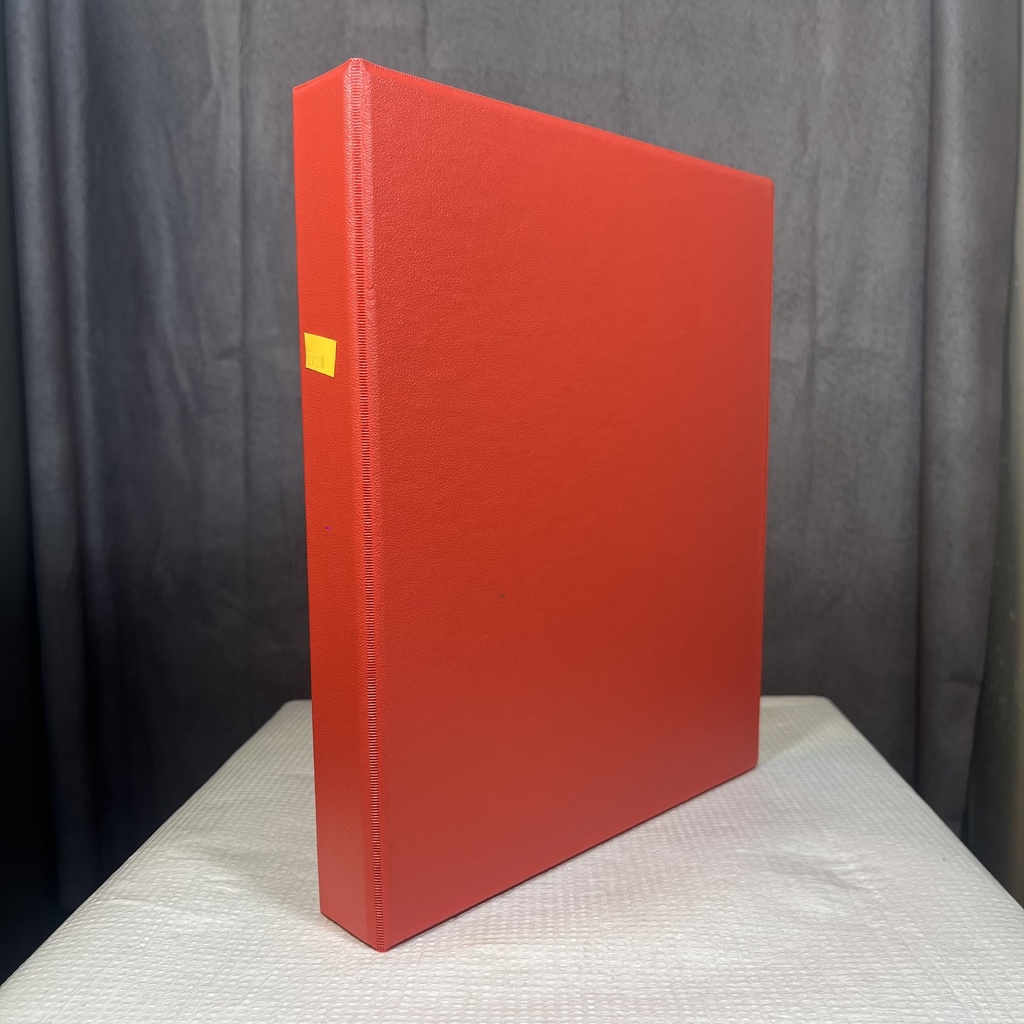 BINDER, RED VINYL COVER 1 IN