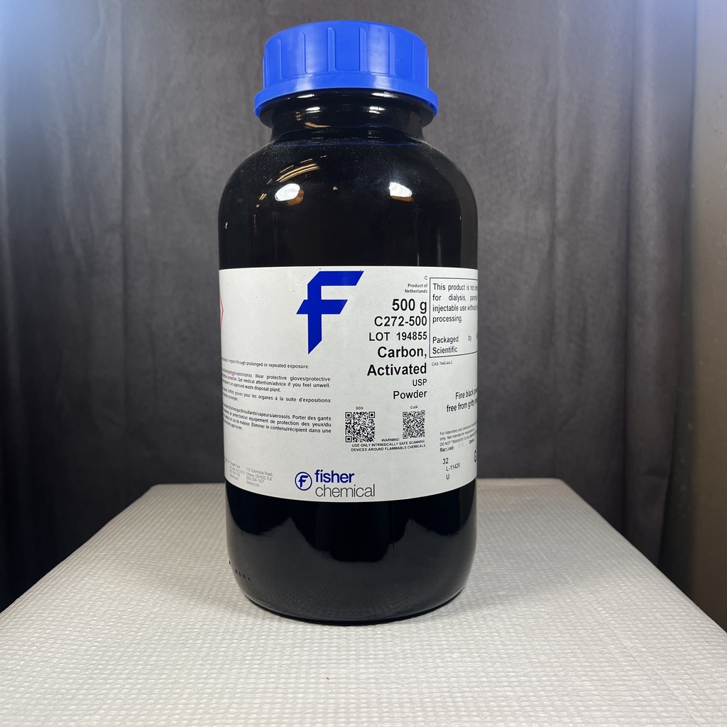 CHARCOAL, 500 GM ACTIVATED POW