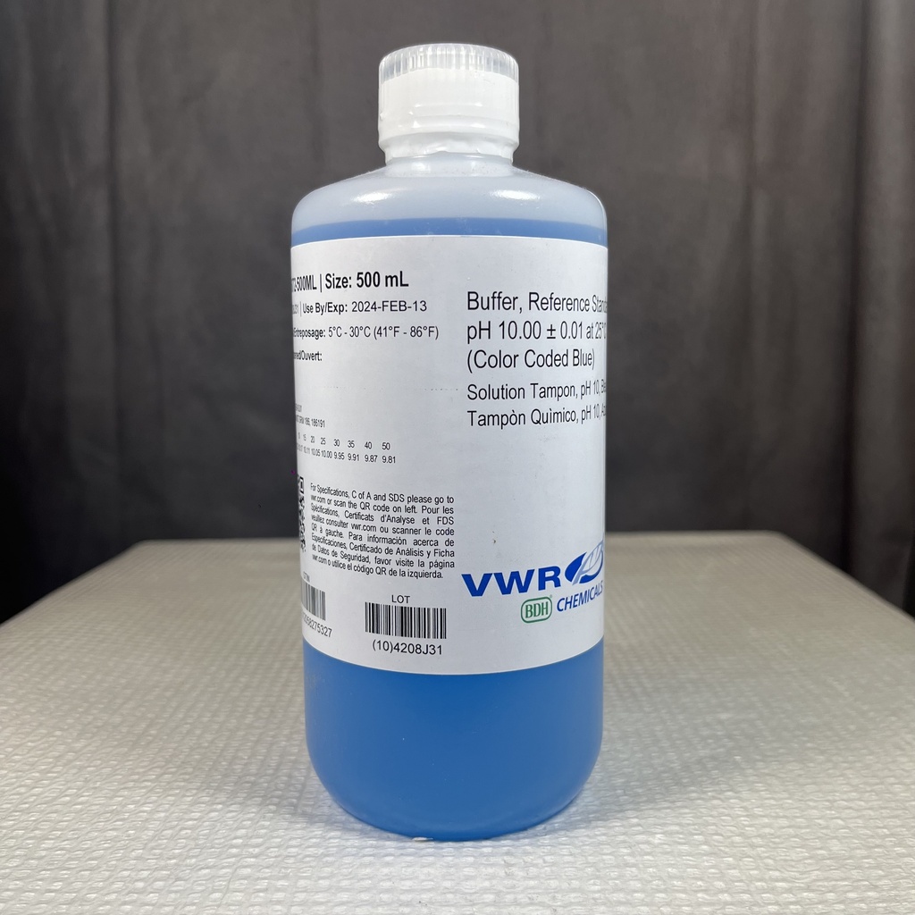 BUFFER SOLUTION, 500 ML PH10 B