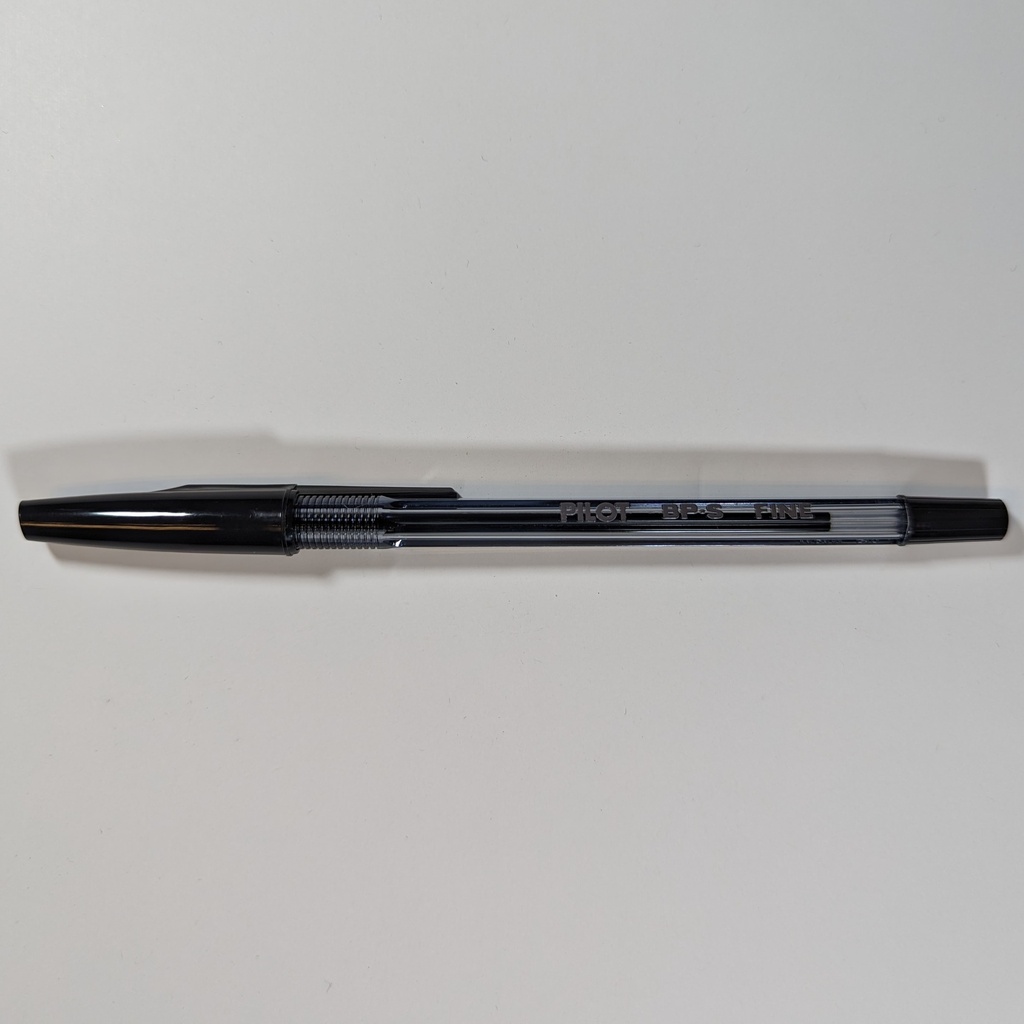 PEN, PILOT BP S BLACK FINE 