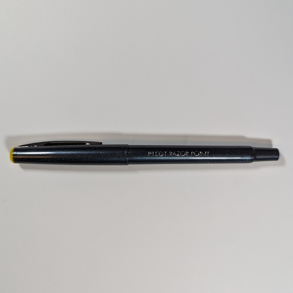 PEN, PILOT RAZOR BLACK EXTRA F