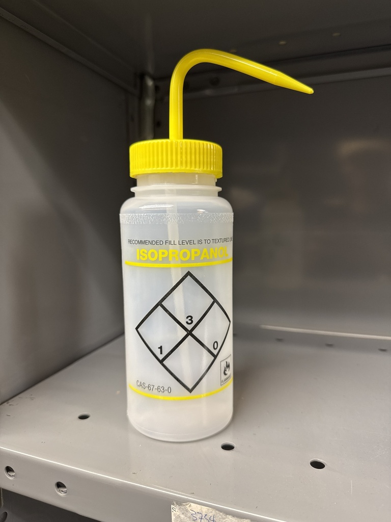 BOTTLE, WASH 500 ML ISOPROPANO