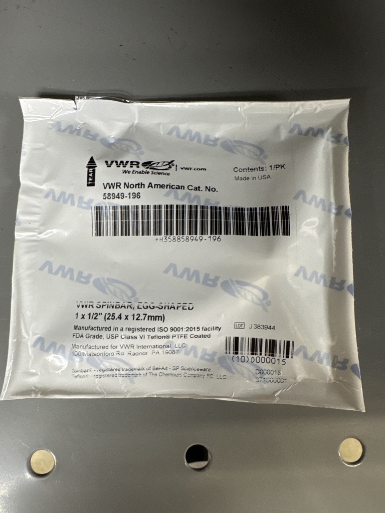 SPINBAR, STIR BAR 1/2 X 1 