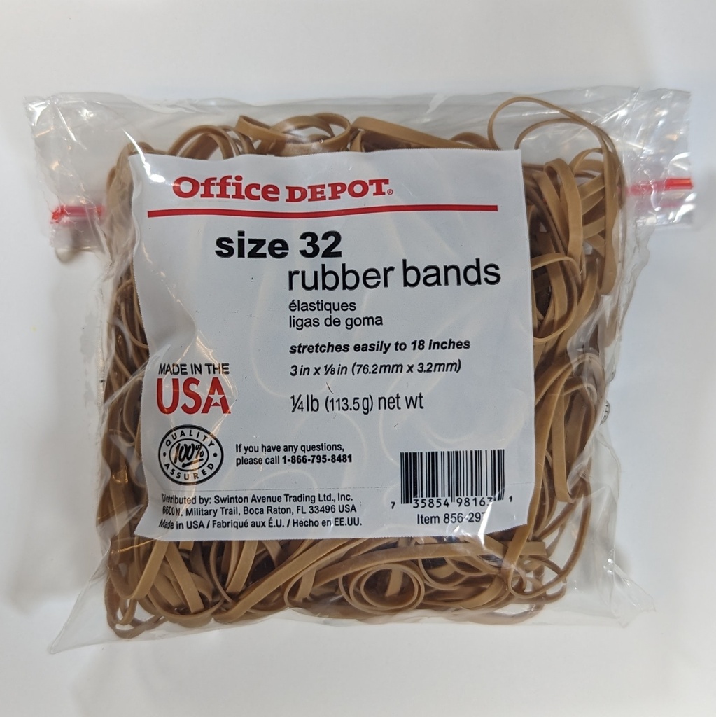 BAND, RUBBER SIZE 32 