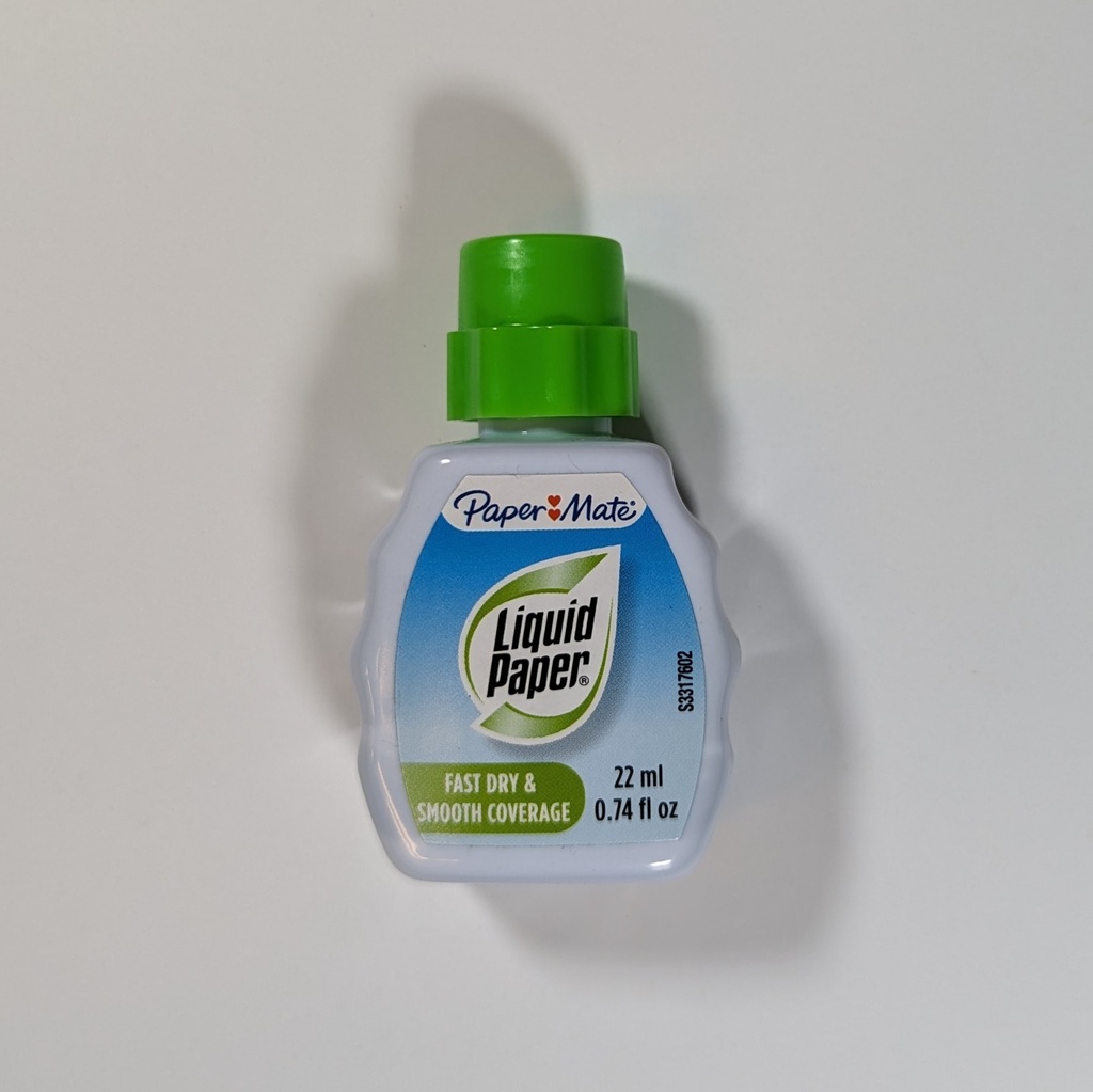 PAPER, LIQUID CORRECTION WHITE