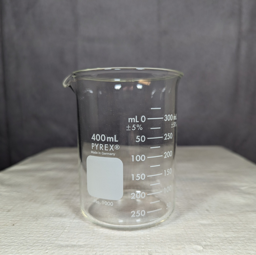BEAKER, GRIFFIN 400 ML GLASS 