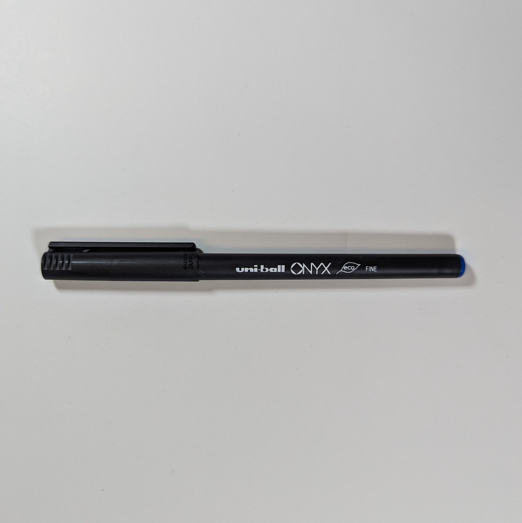 PEN, UNIBALL ONYX BLUE FINE 